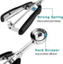 Small Cookie Scoop 1 Tbsp, Size #60 Stainless Steel Cookie Dough Scoop for Baking, Comfortable Grip.