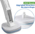 oshang 2 Pack Disposable Toilet Brush with Holder, 28 Refills for Deep Cleaning Bathroom