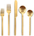 LAZAHOME 20-Piece Gold Silverware Set for 4, Stainless Steel Flatware Cutlery Set, Matte Finished, Dishwasher Safe