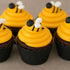 Dress My Cupcake Set of 50 Standard Reusable Glitter Black Cupcake Wrappers, Black Cupcake Liners