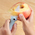 3 PACK Ceramic Paring Knife, Folding Pocket Knife, Super Sharp 2.3 Inch Blade for Fruit Peeling & Vegetable Cutting