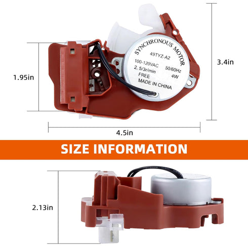 W10006355 49TYZ-110 Washer Shift Actuator Compatible with Cro-sley Whirl-Pool May-tag Ken-More Washing Machine -