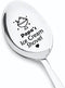 DOYOUDO Papa Ice Cream Shovel Stainless Steel Coffee Tea Spoons Grandpa Daddy Dad