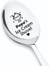 DOYOUDO Papa Ice Cream Shovel Stainless Steel Coffee Tea Spoons Grandpa Daddy Dad