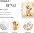 3Pcs Teddy Bear Sports Nursery Animal Canvas Wall Art Cute Woodland Baby Bear Rugby Wall Decor Pictures Football
