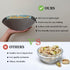 Rvdxur Plastic Pistachio Bowl with Shell Storage, Double Dish Snack Bowl Serving Dish Nut Bowls Storage for Sunflower