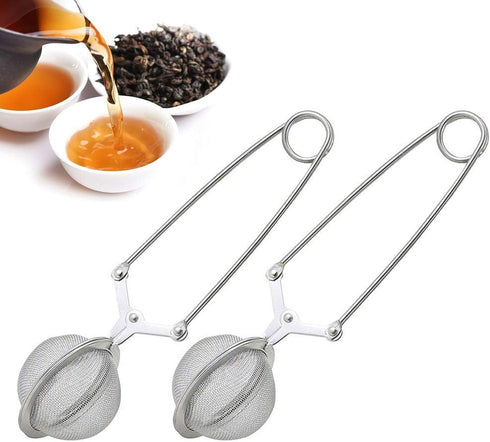 2 Pack Stainless Steel Loose Leaf Tea Infuser Mesh Strainer Ball with Handle