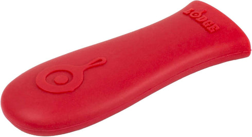Lodge Silicone Hot Handle Holder, Red; Dishwasher Safe, Designed for Lodge Cast Iron Skillets 9 Inches+