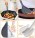 Wok Spatula, Silicone Turner with Heat Resistant Wooden Handle, Kitchen Utensil for Scooping, Flipping, Stirring
