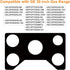 Compatible with GE 30 Inch Gas Range Protectors, Non-Stick Stove Protector, Washable Liner for JGP5030