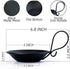 Matte Black Iron Pillar Candle Holder with Handle, Simple Industrial Style Table Centerpiece Decoration