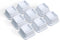 Bed Risers 2 Inch Heavy Duty, Furniture Risers for Bed Frame, Couch, Desk, Chair, Lifts Up to 1,500 lb, Set of 8