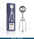 18/8 Stainless Steel Ice Cream Cupcake Muffin Scoop - 3.4 Tablespoon Cupcake Muffin Batter Dispenser