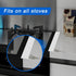 Silicone Stove Counter Gap Cover (2 Pack), Heat Resistant Kitchen Stove Gap Filler, Seals Spills Between Counters