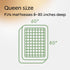 Niagara Queen Mattress Protector - Waterproof Premium Viscose Cover from Bamboo, 60x80, Non Noisy Cooling Breathable