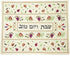 EMANUEL Yair Challah Cover for Shabbat, Embroidered Pomegranates and Flowers, CME-6