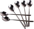 Korean Stainless Steel Rice Soup Iced Tea Spoon, Long Handle Cold Drink Spoon, Great Circle 3Pcs