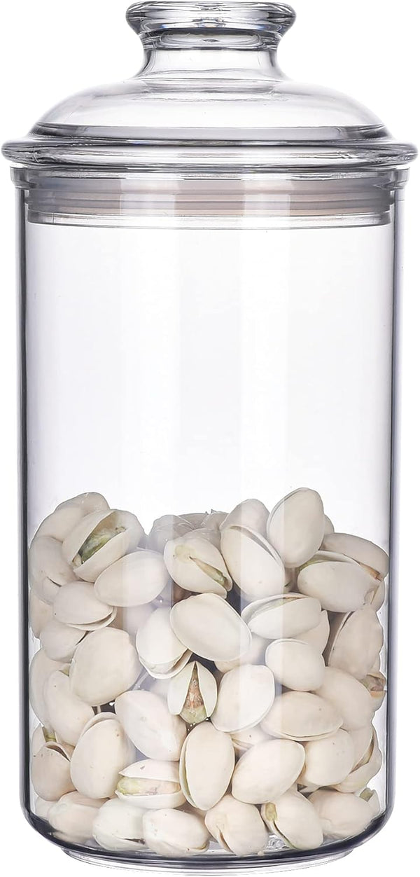 34oz Acrylic Storage Jar with Airtight Lid, Ideal Canister Container for Sugar, Tea, Spices & Bath Salt