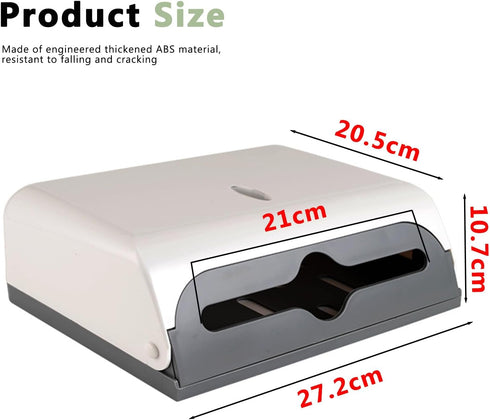 AIFUSI Commercial Paper Towel Dispensers, Wall Mount Toilet Tissue Dispensers Paper Towel Holder C-Fold/Multifold Paper