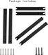 12 Inch Set 2 PRIADE Wall Mounted Wood Bracket for Hanging Sconce Pendant Lamp Kits, Planters, Lanterns, Wind Chimes