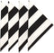 Black and White Table Linens, 100% Cotton Cloth Napkins 18" Dinner Pk 4