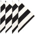 Black and White Table Linens, 100% Cotton Cloth Napkins 18" Dinner Pk 4