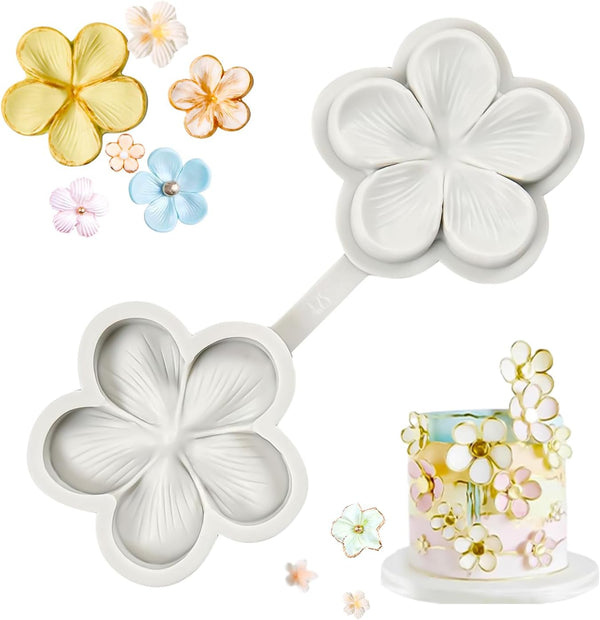SK Flower Blossom Veiner Fondant Cake Mould Tool, 1Pcs (Style 1)
