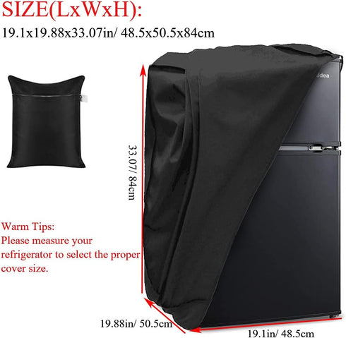 Dust Cover for Refrigerators Freezers Compatible with RCA RFR322-B Mini Fridge, Waterproof Oxford Fabric