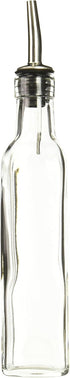 Winco Oil/Vinegar Bottle with Top, 8-Ounce, Clear, Medium