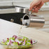 Oil Can Stainless Steel Olive Oil Dispenser Bottle, 550ML Leak Proof Pot for Kitchen Cooking, BBQ, Salad Storage with