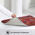 20x30 Inch Vintage Bath Mat, Antique Rustic Aesthetic Red Tribal Bathroom Rugs, Washable Cover for Kitchen Bedroom