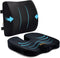 SAIREIDER Seat Cushion and Lumbar Support Pillow for Office Chair, Memory Foam