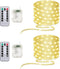 16.5ft Battery Operated String Lights (2 Pack), 50 LED Fairy String Lights