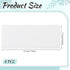 Suclain 6 Pieces Silicone Tray Mats Compatible with Harvest Right Freeze Dryer Freeze Dryer Accessories Medium Trays Drying Liners for Kitchen, 17.01 x 6.81 Inches/ 43.2 x 17.3 cm (Semi Transparent)