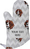 Style In Print Polyester Oven Mitt, Custom English Springer Spaniel Dog Pattern Adults Kitchen Mittens