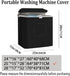 Twin Tub Washing Machine Cover for 20lbs Portable Mini Washer, Waterproof, Zipper Design