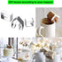 MEMOVAN Mini Gingerbread House Cookie Cutter Kit - 3pcs Christmas Cookie Cutters for Holiday DIY Baking