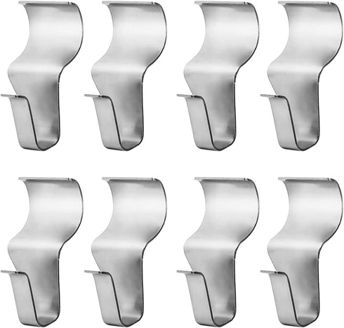 LEGLO 8 Pack No-Hole Needed Vinyl Siding Hooks for Hanging Frames, Picture Water Pump Wall Hooks