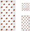 Naanle Simple Style American Football Stars Soft Luxury Decorative Set of 3 Towels,