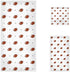 Naanle Simple Style American Football Stars Soft Luxury Decorative Set of 3 Towels,