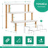 3 Countertop Windowsill Plant Stand Shelf Tiers Desktop Organization and Storage Shelf Bathroom Corner Cupcake Display
