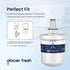GLACIER FRESH Replacement for DA29-00003G Water Filter, Compatible with Samsung Aqua-Pure Plus, DA29-00003F,