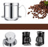 Zopsc Vietnamese Coffee Drip Filter Maker - Stainless Steel Coffee Filter Cup Infuser for Home Coffee