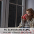 Mikomer Total Blackout Window Film, 100% Light Blocking Privacy Glass Door Film, Room Darkening Window Cling, 11.8In.