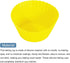 uxcell 18Pcs Silicone Cupcake Liners, Non-Stick Baking Cups for Cooking Eggs, Baking Muffins, and Making Cake (Yellow)