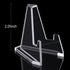 Boao 12 Packs Card Display Stand, 2.24" Acrylic Easel Stands for Mini Coin Picture & Trading Card Holder
