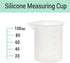 Gartful 250ml & 100ml Silicone Measuring Cups, Nonstick Reusable Mixing Cups for Crafts, Set of 6
