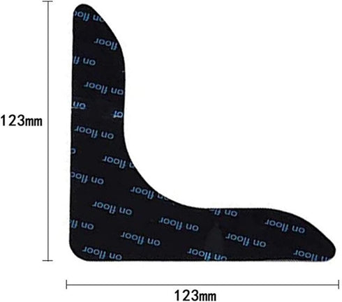 4 Pcs Anti-Slip Rug Grips, Double Sided Non-Slip Carpet Tape, Non Slip Rug Pads for Hardwood Floors and Tiles