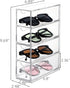 Clear Sunglasses Organizer Storage for Women, Stackable Acrylic Drawers Sunglasses Storage Organizer for Bathroom, Dorm, Desk, Countertop, 4 Drawers by RAMFIYN
