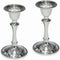 Majestic Giftware Candle Stick, Silver, CS23560B